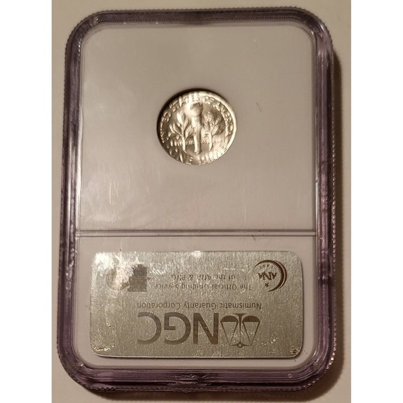 1951 Roosevelt Dime MS66 FT NGC - Picture 2 of 2